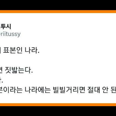 일본 국민성을 가장 잘 표현한 팩폭글 ㄷㄷ