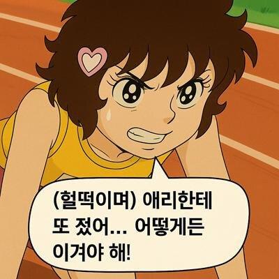 뭐가 이상해진 달려라 하니 만화