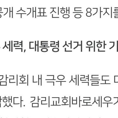 한국 기독교: "모든 교회가 단결해 국힘 지지"
