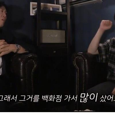 백화점에서 와인 사면 바로 마시지 말라는 배우 연정훈.JPG