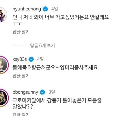 하와이 갔다가 지인들한테 악플받았던 관종언니