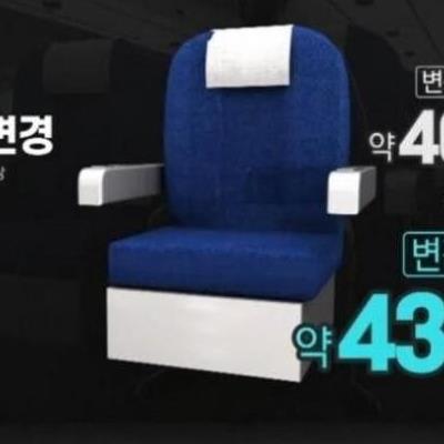 땅콩 항공 좌석 근황